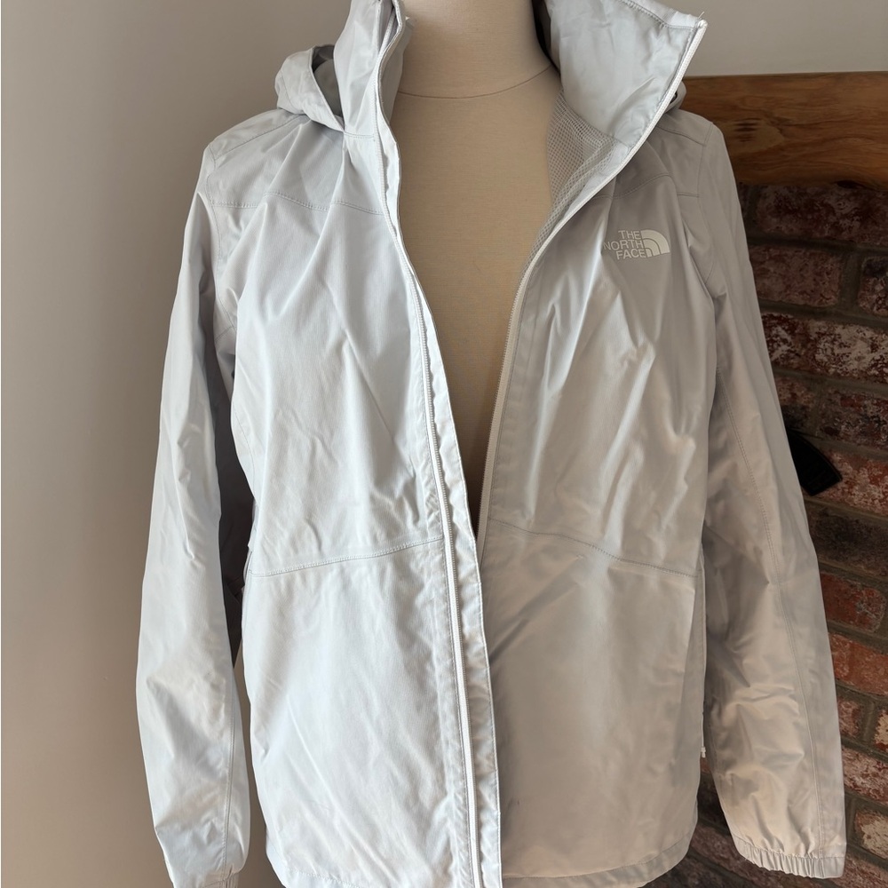 The North Face Women's Light Gray Rain Jacket